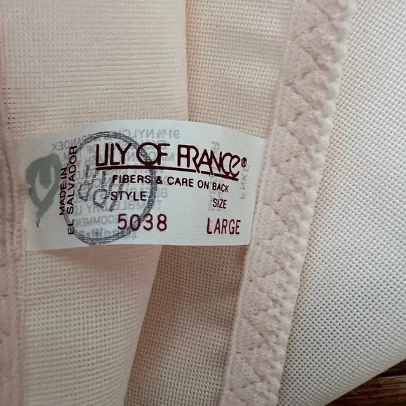 VTG Lily Of France Hi Waist Shaper Brief UNWORN Sz L - Picture 5 of 5